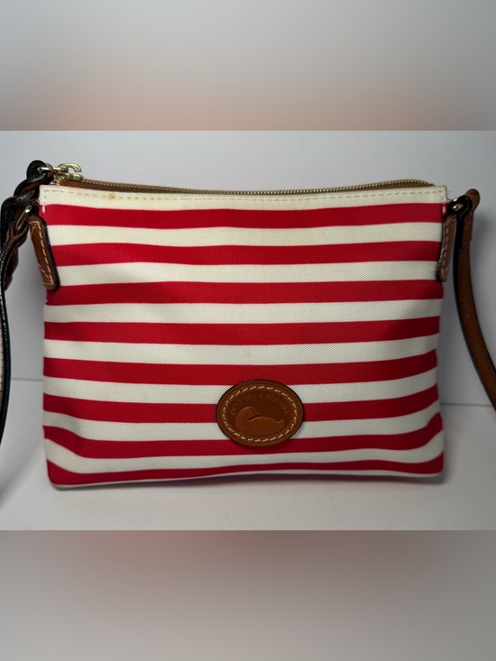 Dooney & Bourke Handbags - Dooney & Bourke Sullivan Coated Cotton Crossbody Pouchette.